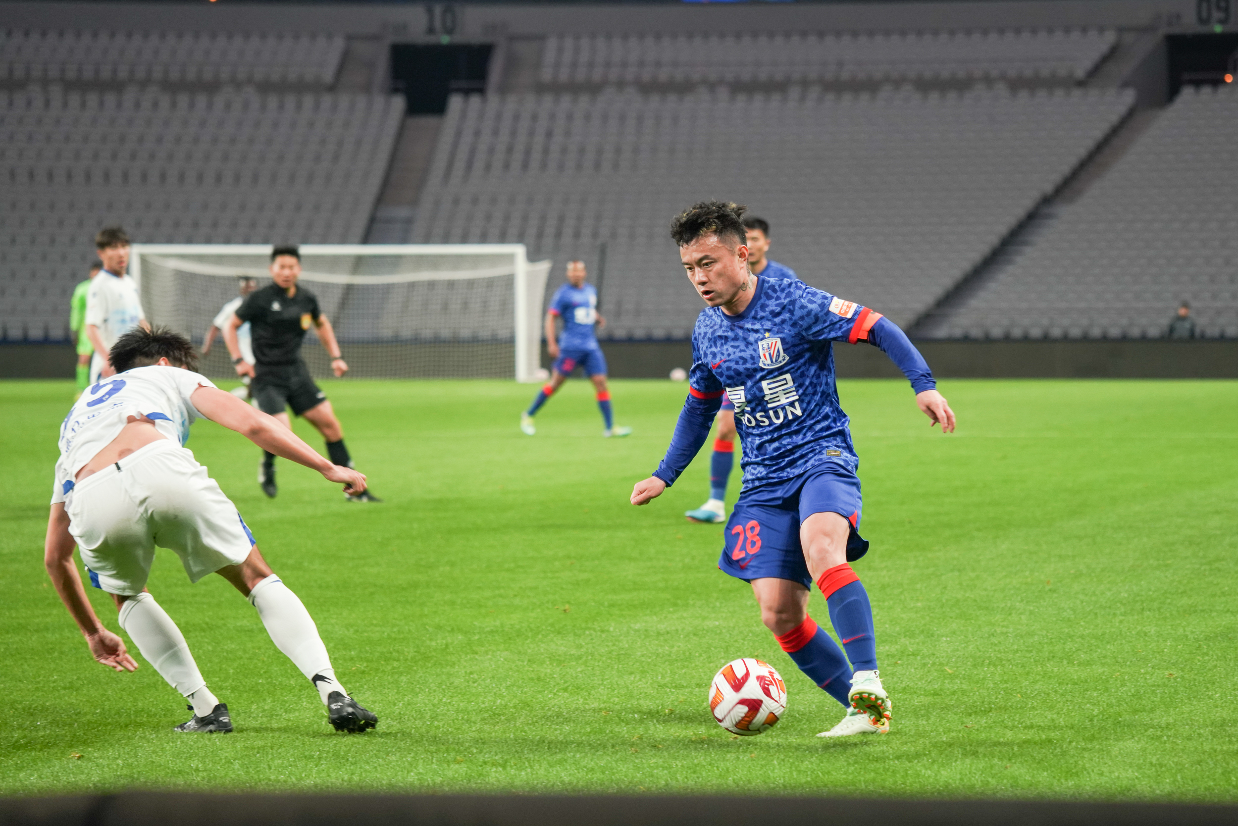 申花后卫助攻建功，帮助球队轻松取胜！