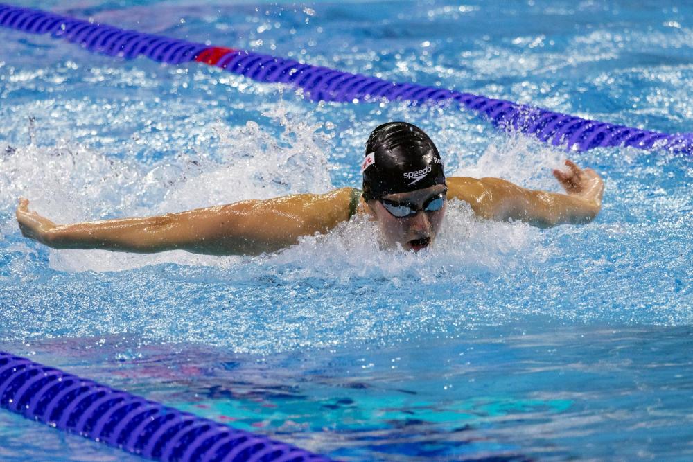 美国游泳选手创造新纪录夺得胜利