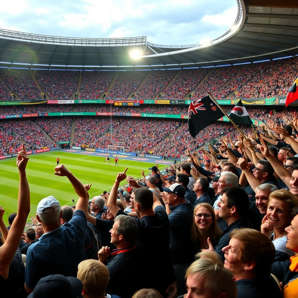 开云体育-塔斯马尼亚联主场气氛火爆，球迷助威成强大后盾